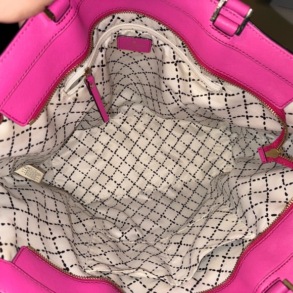 👜 Kate Spade New York Saffiano Leather Tote – Hot Pink 💖 - Picture 6 of 14